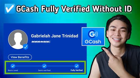 how to verify gcash without id